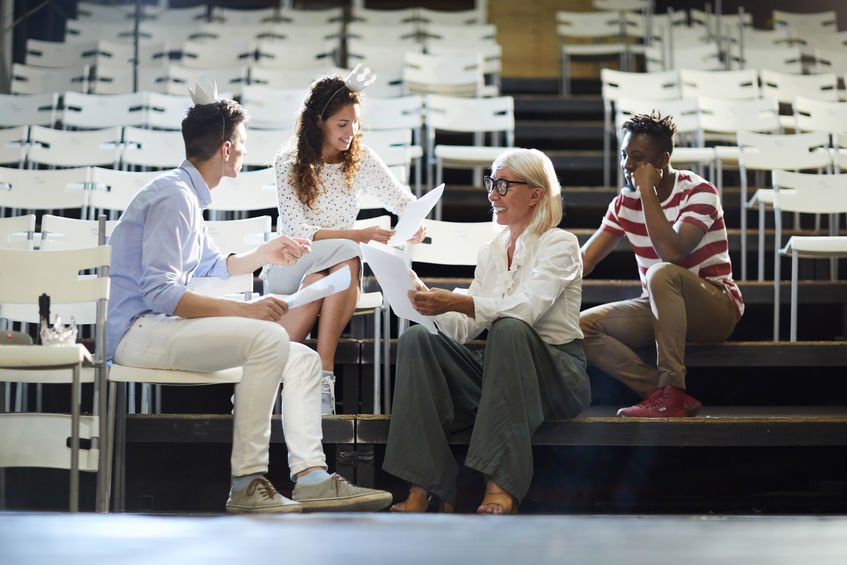 Instructor with Students